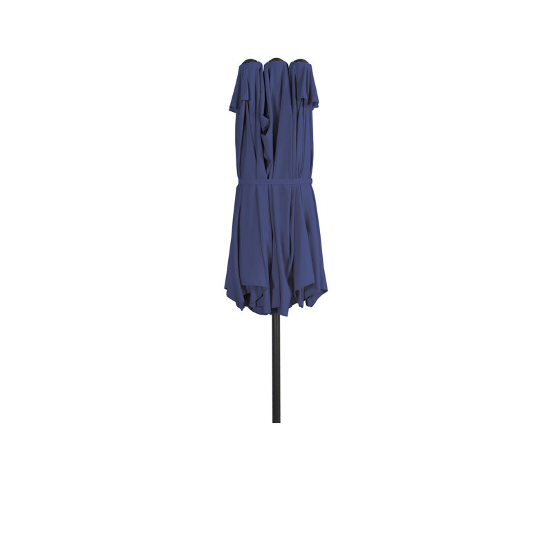 Peru Pierpoint 108'' Umbrella with Vented Canopy, Navy Blue