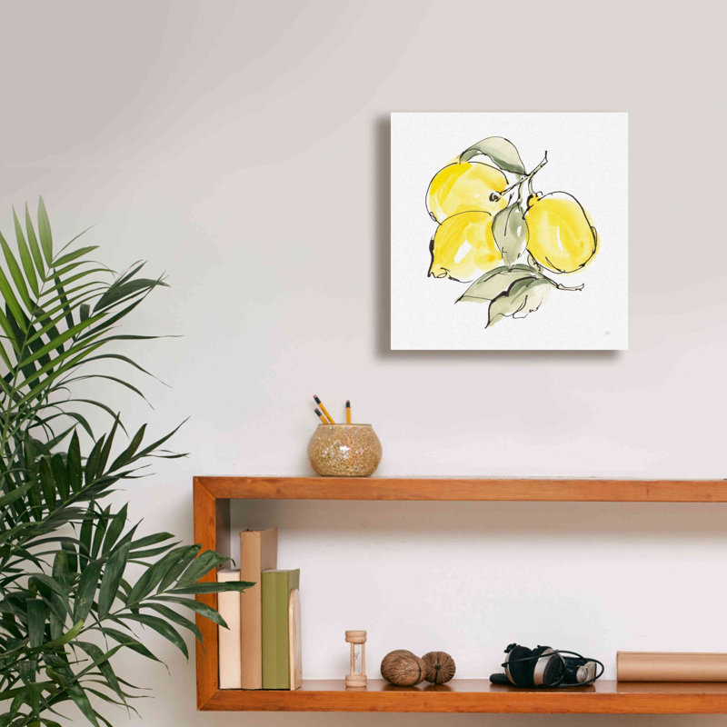 «Kost Lemons III» sur toile par Chris Paschke, H 12 po x l 12 po x P 0,75 po