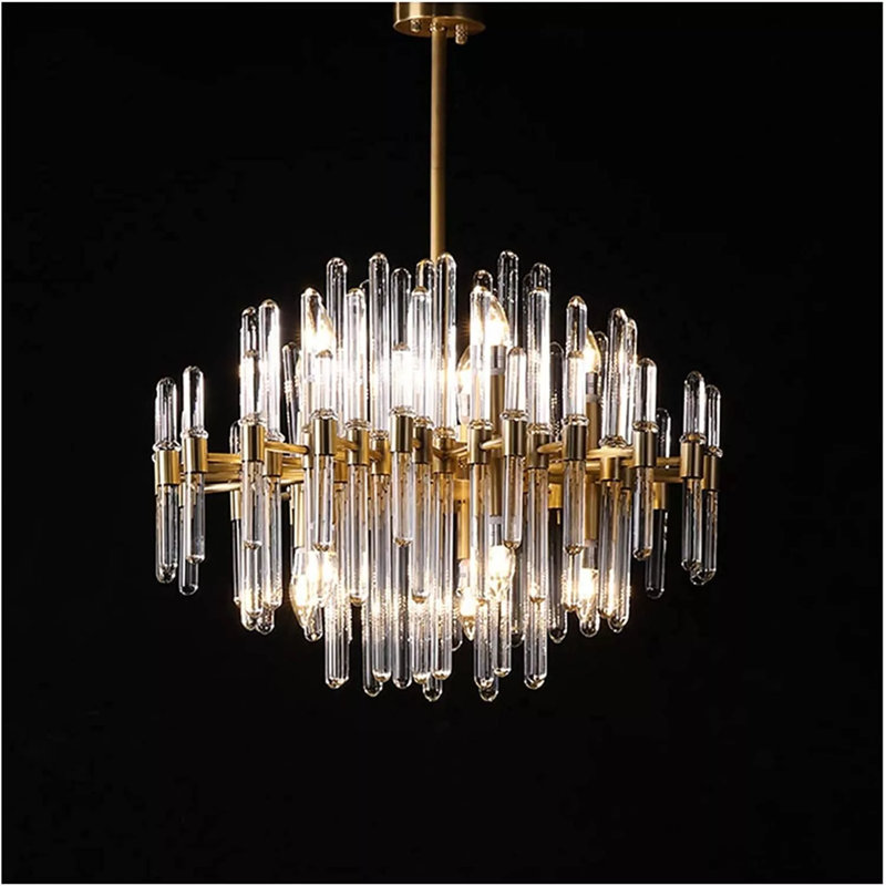 Mcguire Crystal Chandelier, 35cm H x 120cm W x 45cm D, 24