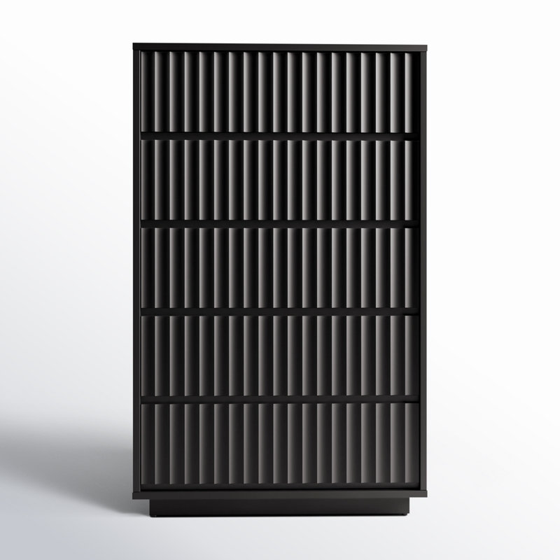 Paloma 30'' W 5 - Drawer Dresser, Black