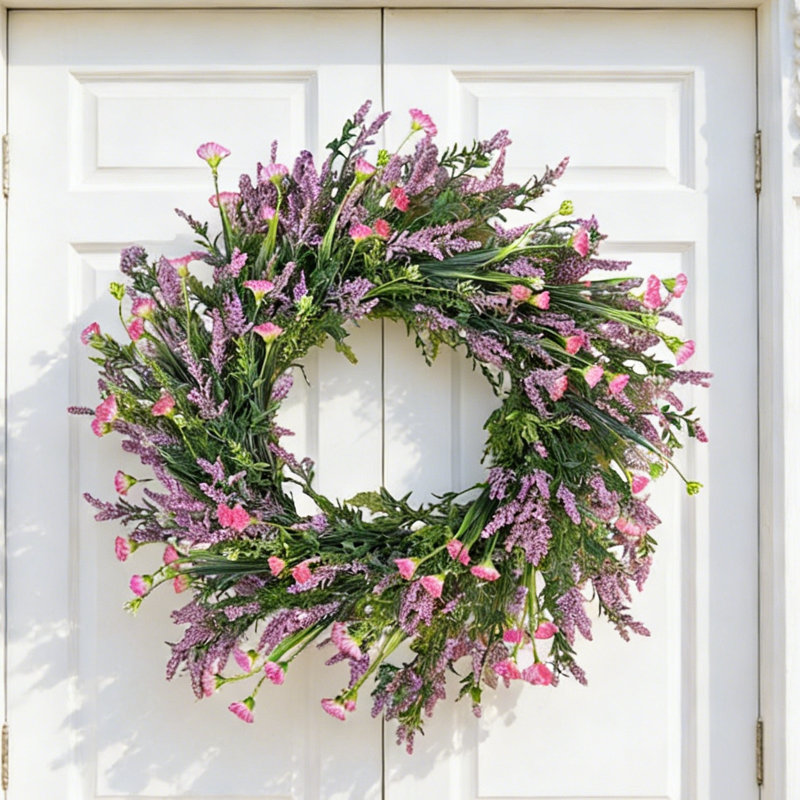 Couronne de lavande 19,6 po