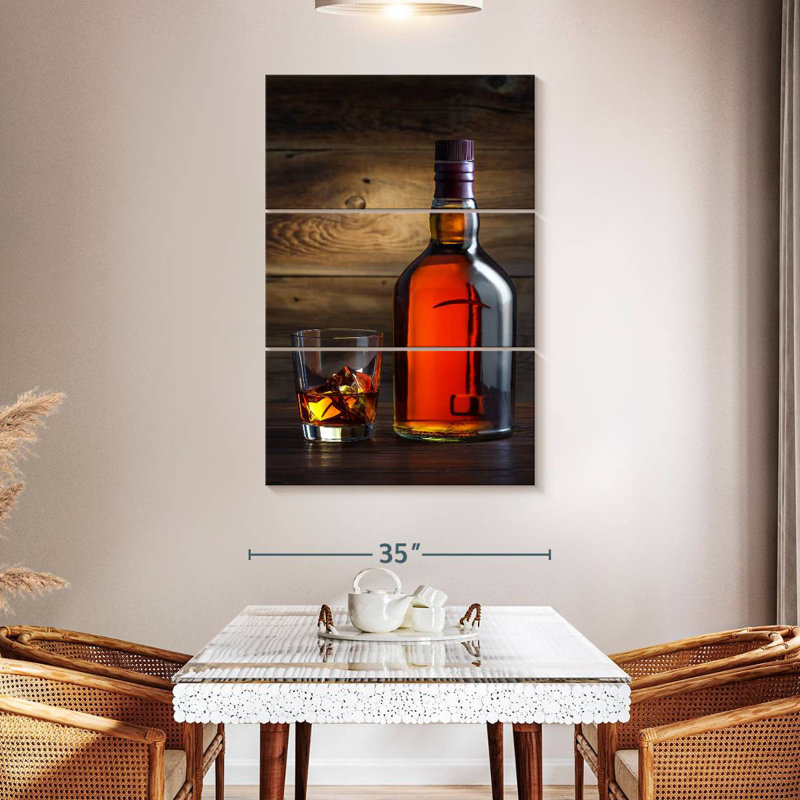 Yarlin Whiskey Bottle, 50" H x 32" W