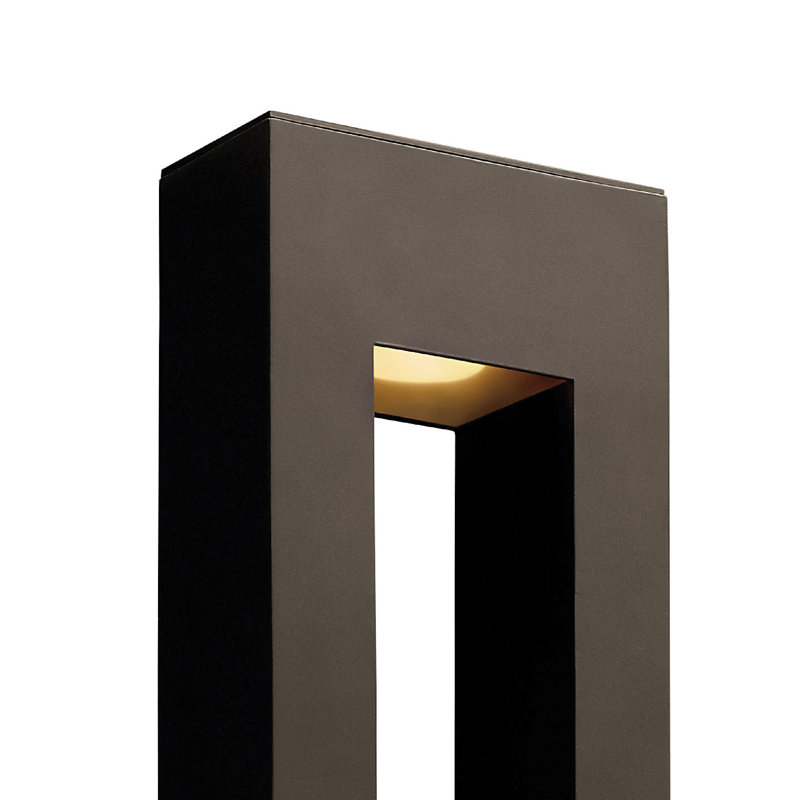 Atlantis 2 Light Outdoor Sconce, 25" H x 9" W, Bronze, LED