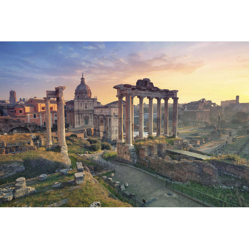 Roman Forum - photographie sur toile tendue, H 32 po x l 48 po