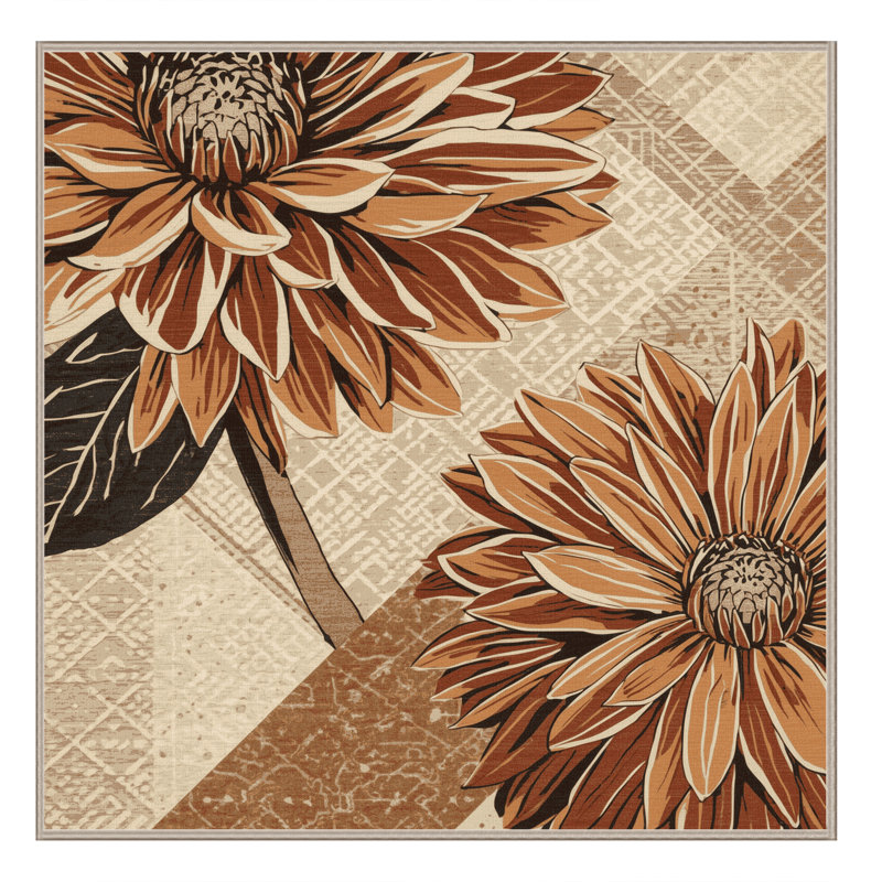Tapis marocain beige lavable à la machine Orlandra Zinnia - reliure beige, Carré 7 pi