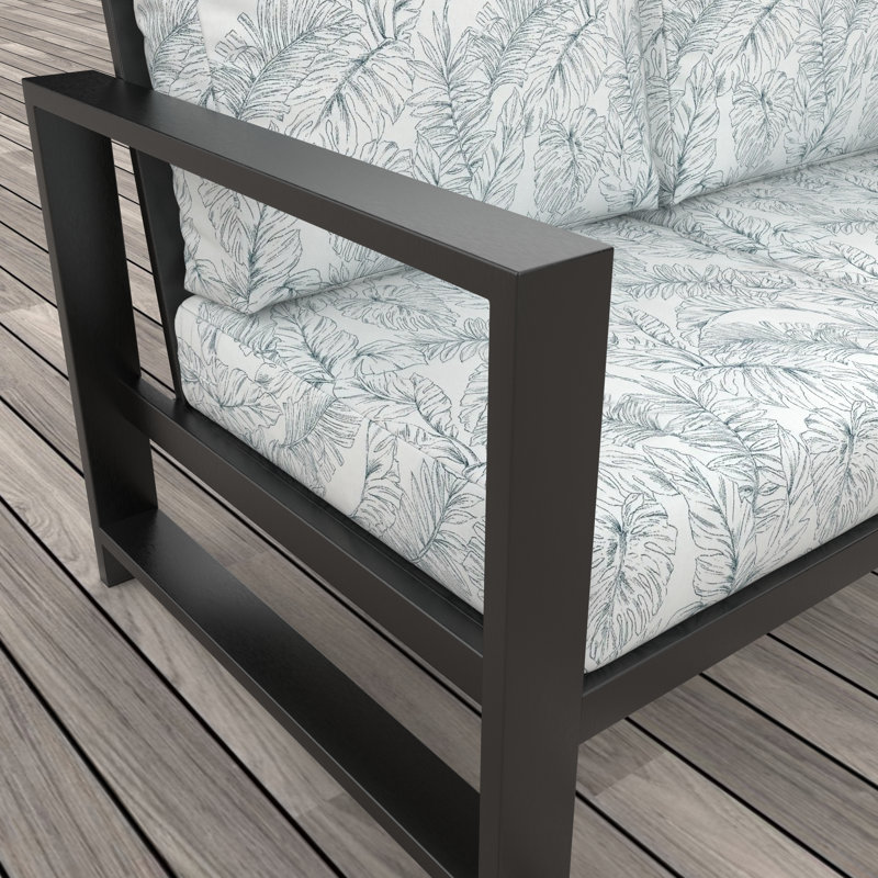Causeuse d'extérieur avec coussins Sunbrella® Trasdamad