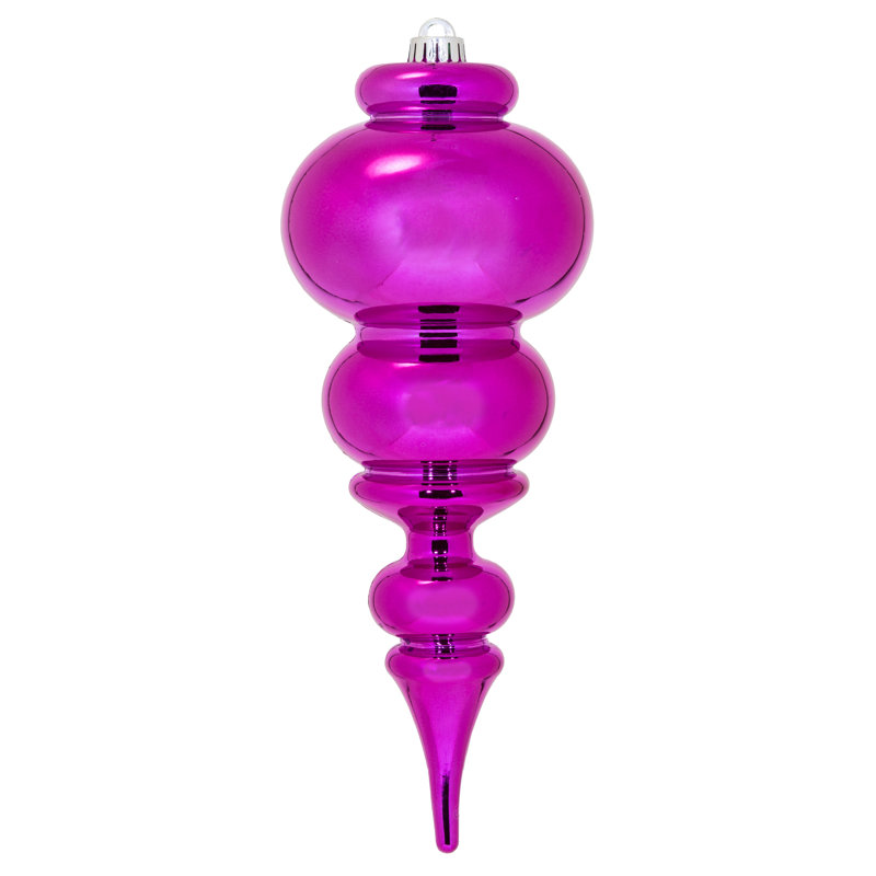 Ornement de Noël 14 po faîteau, Fuchsia brillant