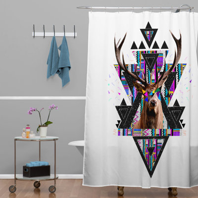 Rideau de douche simple en polyester young souvenirs
