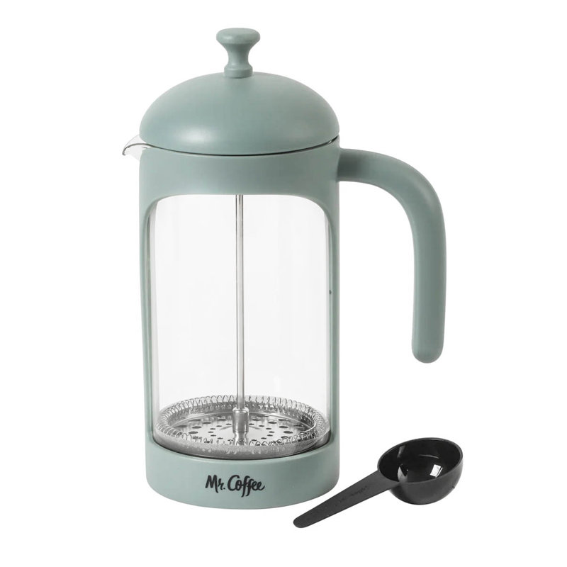 Cafetière à cafetière Mr. Brew 31 oz., 9" H x 4" W x 6.5" D, Teal