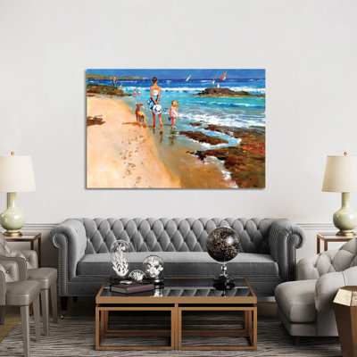 In On The Tide II by John Haskins - Wrapped Canvas Painting