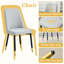 Ensemble de salle à manger circulaire L 45 po x l 45 po Nerita-812123685-811742779