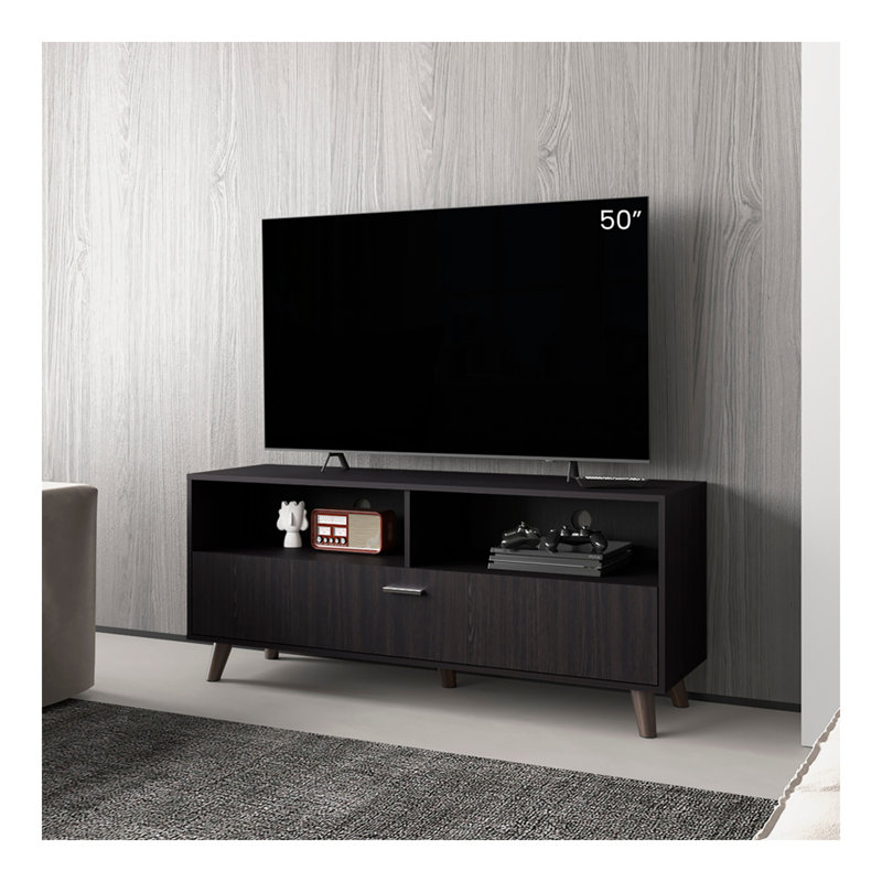 Meuble télé Coy, salon, noir