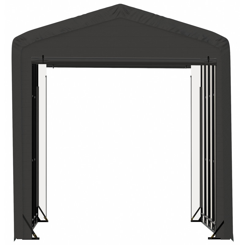 Garage Shelterube résistant au vent et à la neige, 14 x 23 x 16, gris