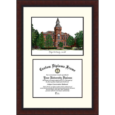 NCAA Michigan State Spartans Legacy Scholar Diploma Frame