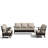 4-Piece Rattan Outdoor Seating Group with Cushions-1955519959
