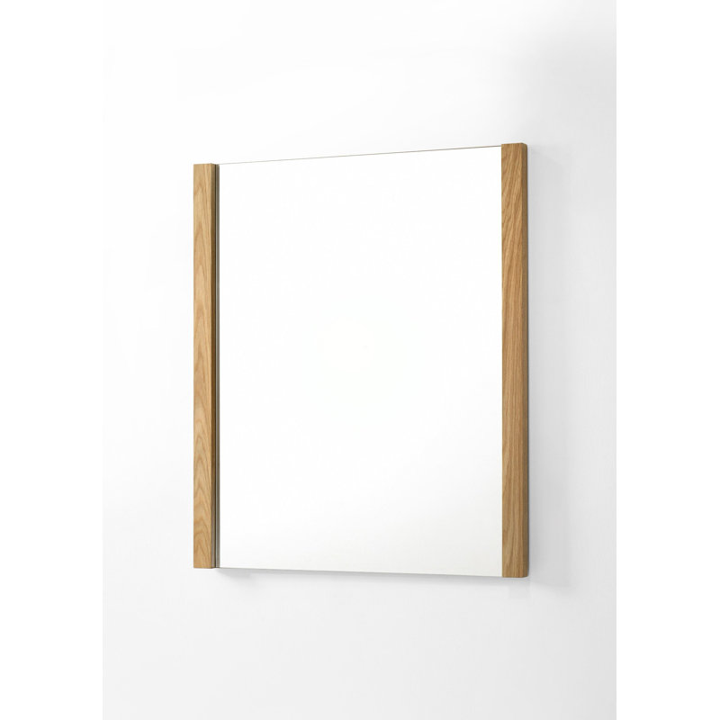 Amalie Rectangle Wall Mirror, Natural Oak
