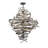 18 - Light Dimmable Tiered Chandelier