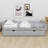 Platform Bed, With Drawers-1776340090