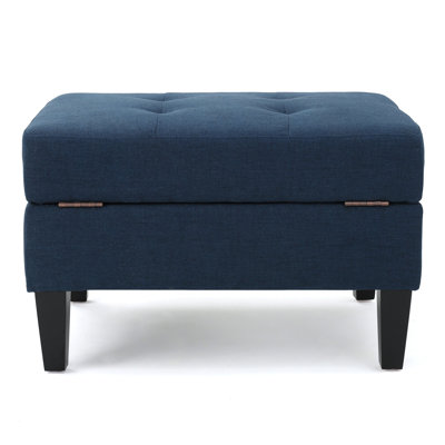 Classic Comfortable Ottoman with Legs and High-Quality Foam Padding, for Relaxation and Extra Seating.