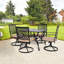 Chaise de patio avec coussin