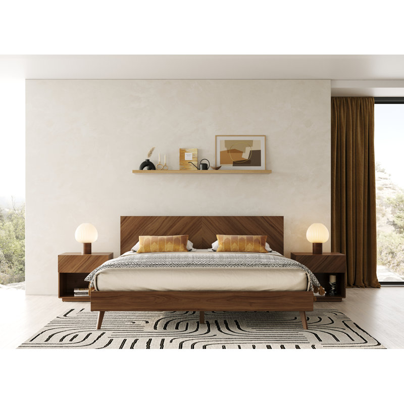 Lit en noyer Aukai, Grand