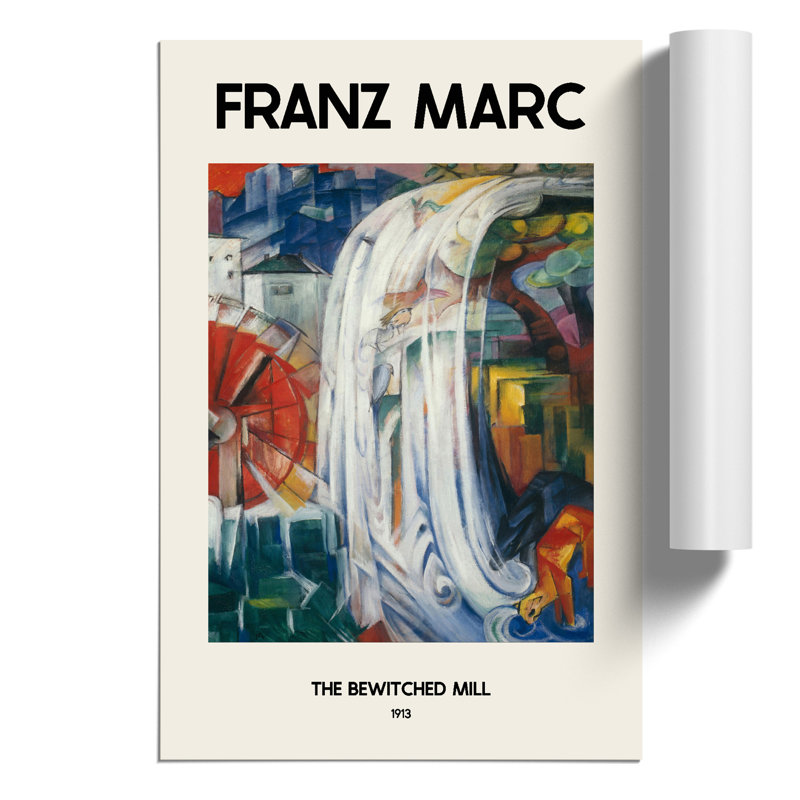 The Bewitched Mill Print by Franz Marc - Frameless Print, 30cm H x 21cm W x 0.1cm D