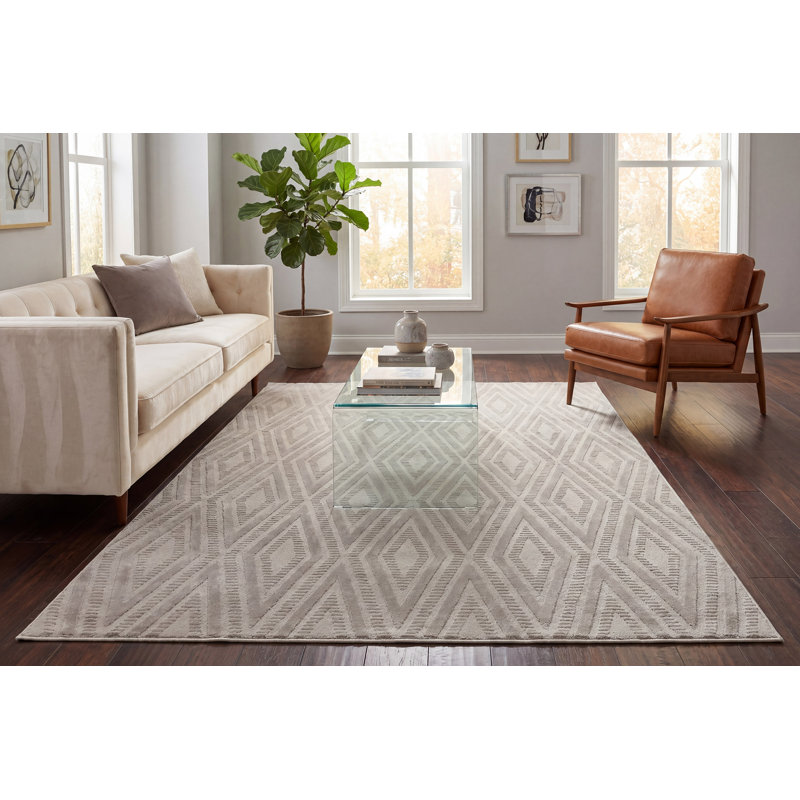 Tiasia Geometric Rug, Rectangle 5'3" x 7'7"