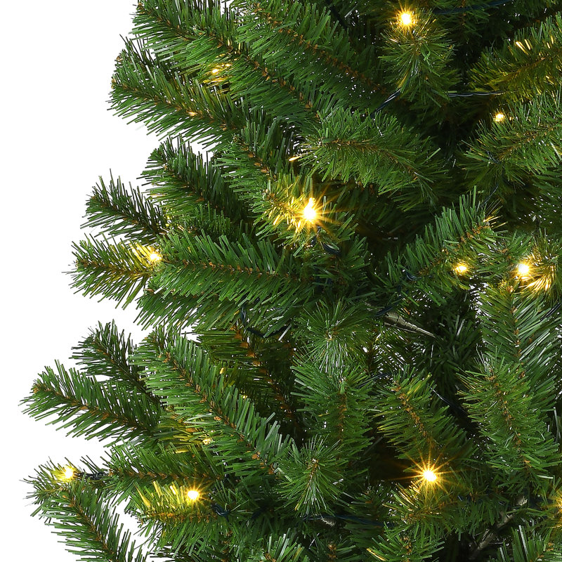 Arbre de Noël artificiel épinette canadien 6 pi pré-éclairé