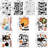 10-Piece Halloween Electrostatic Wall Sticker Set – Reusable PVC Window Clings
