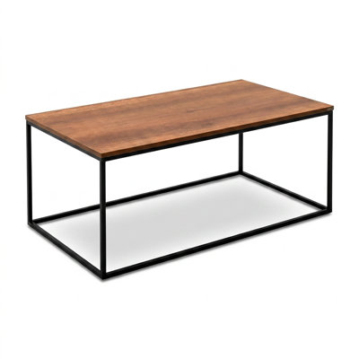 Ashton Industrial Frame Walnut Coffee Table