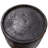 Round Hand-Carved Mango Wood Ribbed Candle Holder-1870387337
