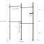 Shanell 138cm - 235cm Closet System-897969358