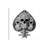 Skull Spade White by Bioworkz - Wrapped Canvas Art Prints-139029410