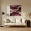Abstrait paysage 72 art mural en métal brun-788632126