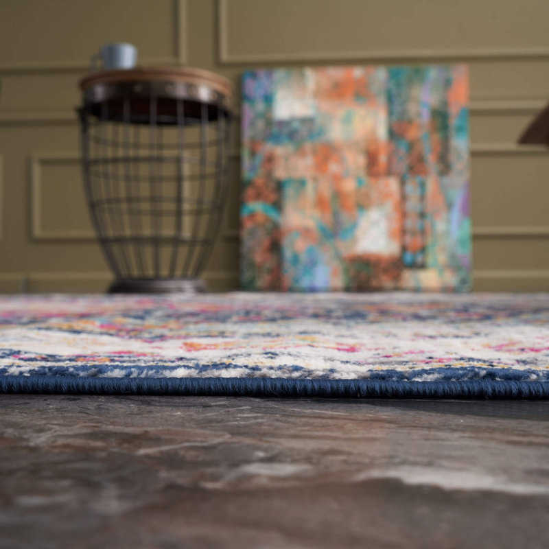 Marrakech Vintage Rugs in Multicolour | 440, Rectangle 120 x 170cm