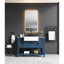 Miroir de salle de bain 42 po x 24 po à fixation murale avec miroir de brouillard, température de couleur réglable, intensité variable, luminosité élevée pour le rasage du brouillard rectangulaire rétro-éclairé, monté, grand avec fonction d'arrêt manuel la nuit