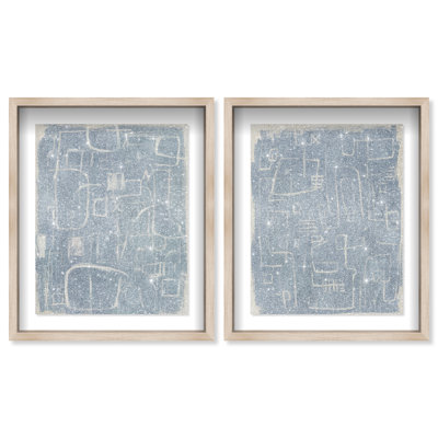 Lines and Ideas Set Framed Graphic Art