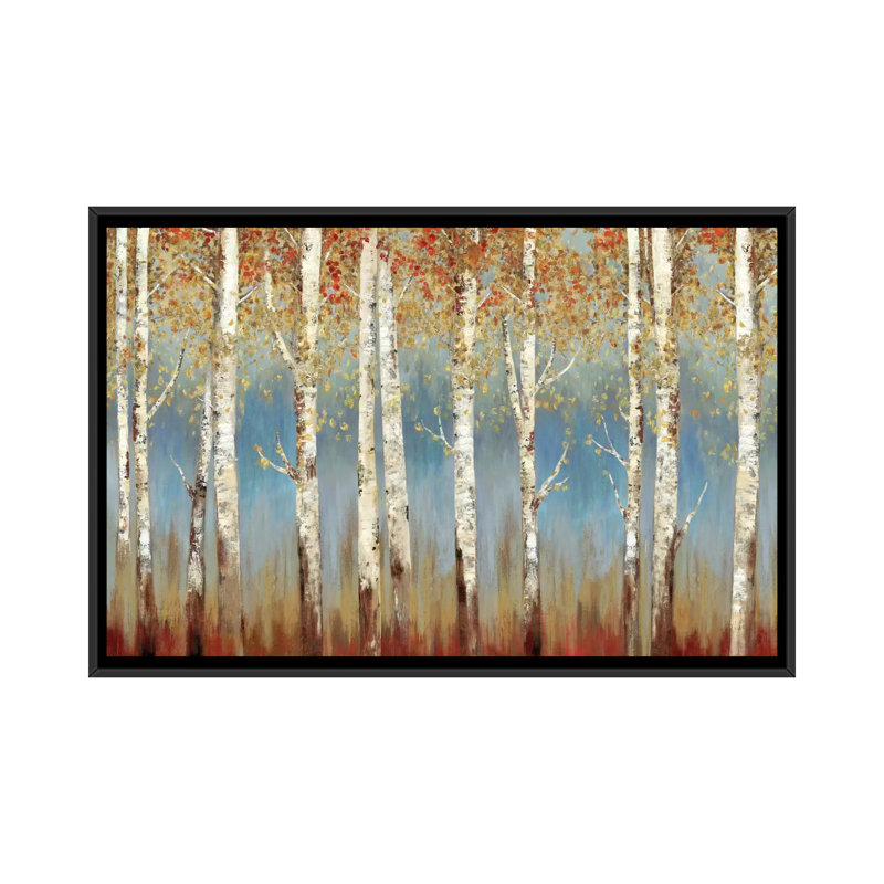 «Falling Embers I», reproduction sur toile, H 18 po x l 26 po x P 1,5 po, Toile avec cadre noir