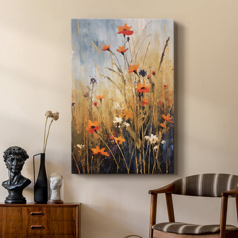FLORAL Series DCCDXIV - Cavas de galerie sur mesure, H 27 po x l 18 po