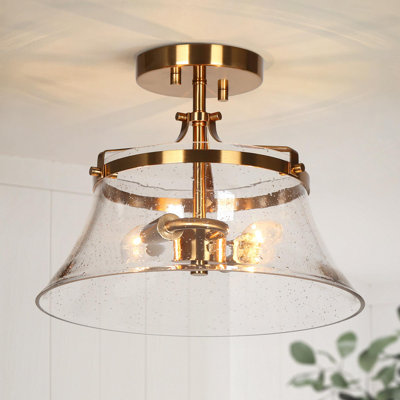 Plafonnier semi-encastré 2 lumières Spoutnik Berkley