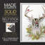 «Holiday Deer Collection B», reproduction encadrée - bois massif-822693645-822693641