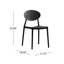 Aldric Polypropylene Outdoor Stacking Dining Side Chair-1115309669