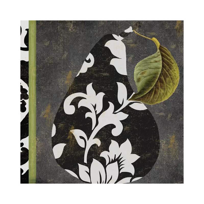 Decorative Pear II by Color Bakery - Wrapped Canvas Print, 30.48 cm H x 30.48 cm W