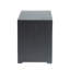 Table d'appoint en fer avec porte-réservoir en fer brun et doré, structure thermolaquée robuste, table de 20 po de hauteur x 14,89 po de largeur, design moderne brun et doré, l 14,89 po x P 14,89 po x H 20 po