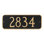 Rectangle Address Sign