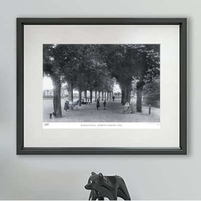 Barnstaple, North Parade 1906 - Single Picture Frame Print