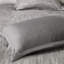 Édredon pour grand lit 7 pièces - tissu gaufré gris avec tissu doux et coussins décoratifs-119448655-119448654