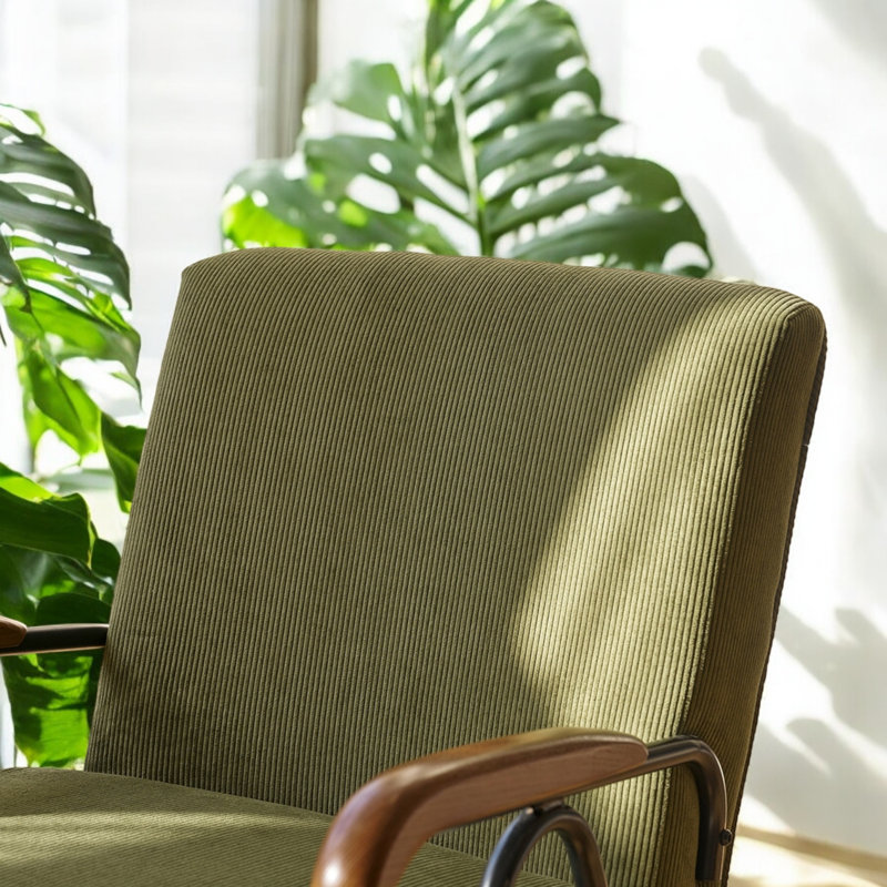 100% Polyester Upholstered Accent Side Chair