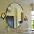 Kaitlee Modern Oval Bathroom Vanity Wall Mirror | Stainless Steel Frame-243354302-243354289-262556378