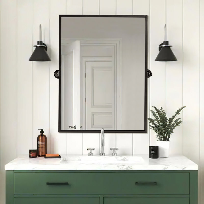 Miroir Dimo, Noir, 38 po x 26 po